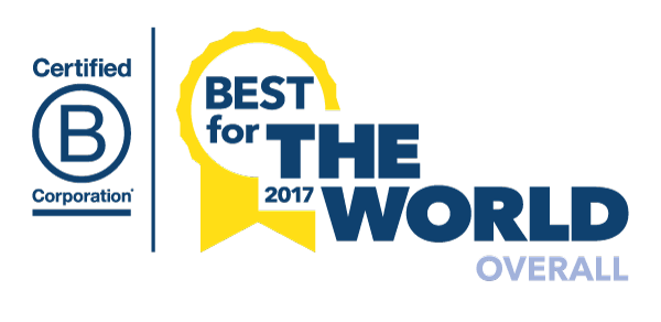 logo for b corps best for the world 2017